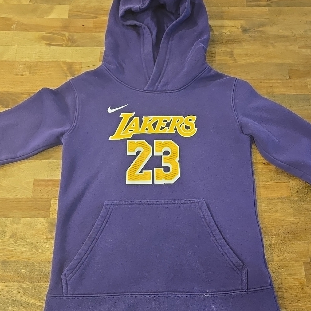 Nike Kids Purple Lakers Hoodie